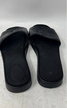 Load image into Gallery viewer, Zara Womens Black Leather Slip-On Open Toe Low Heel Slide Sandals Size 35
