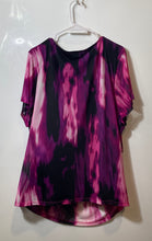 Load image into Gallery viewer, Calvin Klein Womens Multicolor Tie-Dye Short Sleeve Blouse Top Size 3X