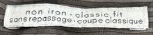Load image into Gallery viewer, Calvin Klein Mens Gray Pinstripe Non Iron Classic Fit Collared Dress Shirt Sz XS