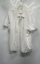 Load image into Gallery viewer, Calvin Klein Mens White Short Sleeve Spread Collar Button-Up Shirt Size XXL