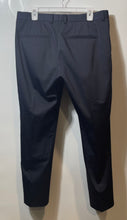 Load image into Gallery viewer, Zara Mens Blue Flat Front Slash Pockets Straight Leg Dress Pants Size 32