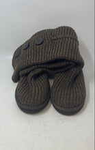 Load image into Gallery viewer, UGG Womens Classic Cardy Brown Knitted Round Toe Snow Boots Size 9