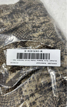 Load image into Gallery viewer, Michael Kors Womens Beige Black Snakeskin Inner Pockets Clutch Purse