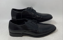 Load image into Gallery viewer, Calvin Klein Mens Black Leather Lace-Up Almond Toe Derby Dress Shoes Size 9