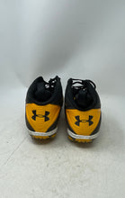 Load image into Gallery viewer, Under Armour Mens Spotlight MC 1226117-071 Yellow Black Football Cleats Size 13