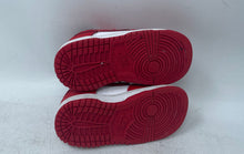 Load image into Gallery viewer, Nike Kids Dunk Low FB9107-119 Red White Slip-On Low Top Sneaker Shoes Size 6C