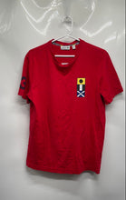 Load image into Gallery viewer, Lacoste Mens Red Crew Neck Short Sleeve Pullover T-Shirt Size Large