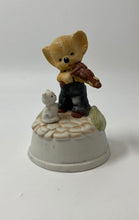 Load image into Gallery viewer, Porcelain Music Box Koala Bear Plays Song Talk With The Animals Figurine