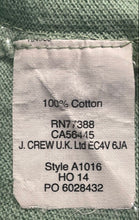 Load image into Gallery viewer, J.Crew Mens Green Cotton Short Sleeve Collared Slim Fit Polo Shirt Size S