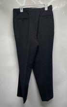 Load image into Gallery viewer, Hugo Boss Mens Black Pleated Pockets Straight Leg Dress Pants Size 34