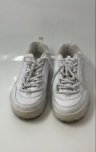 Load image into Gallery viewer, Fila Womens Disruptor 2 Premium 5VF80170-100 White Leather Running Shoes Sz 8.5