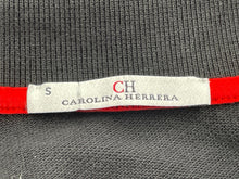 Load image into Gallery viewer, Authentic Carolina Herrera Mens Black Cotton Long Sleeve Polo Shirt Size S