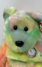 Load image into Gallery viewer, TY Beanie Buddies Multicolor Plush Happy Birthday Teddy Bear Collectible