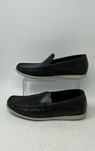 Load image into Gallery viewer, Kenneth Cole Mens Cyrus Black Leather Moc Toe Slip-On Loafer Shoes Size 9
