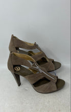 Load image into Gallery viewer, Michael Kors Womens Dark Gray Open Toe Stiletto Pump Heels Size 11M
