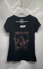 Load image into Gallery viewer, True Religion Womens Black Short Sleeve Pullover T-Shirt Size Small