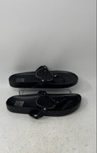 Load image into Gallery viewer, Dolce Vita Womens Pandora Black Medallion Cutout Slip-On Thong Sandals Size 9