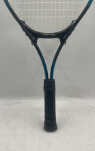 Load image into Gallery viewer, Athletech Adult Black And Blue Geometric Wing Lightweight Tennis Racket