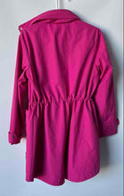 Load image into Gallery viewer, Lauren Ralph Lauren Womens Hot Pink Long Sleeve Pockets Full-Zip Raincoat Size S