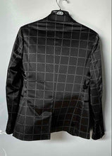 Load image into Gallery viewer, Asos Mens Black Long Sleeve Notch Lapel Single-Breasted Two-Button Blazer Sz 38