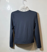 Load image into Gallery viewer, H&M Womens Gray Long Sleeve Square Neck Stretch Pullover Blouse Top Size Medium