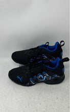 Load image into Gallery viewer, Puma Kids Axelion Cyclone 379039-01 Black Blue Lace-Up Sneakers Shoes Size 5