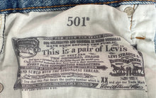 Load image into Gallery viewer, Levi Strauss & Co Womens 501 Blue Denim Medium Wash Original Jean Shorts Sz W27