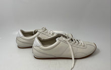 Load image into Gallery viewer, J.Crew Womens Rec White Leather Low Top Lace-Up Sneaker Shoes Size 10