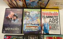 Load image into Gallery viewer, Mixed DVD Movies TV Shows Workout Audio Book Variety 10 Pcs Owned No Graded