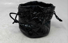 Load image into Gallery viewer, Guess Womens Black Charm Quilted Small Mini Bucket Purse