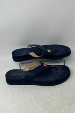 Load image into Gallery viewer, Lauren Ralph Lauren Womens Regina Blue Slip-On Flip Flop Sandals Size 8