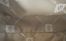 Load image into Gallery viewer, Anne Klein Womens Beige Leather Charm Dome Double Handle Satchel Handbag