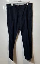 Load image into Gallery viewer, Zara Mens Black Flat Front Pockets Regular Fit Straight Leg Dress Pants Size 34