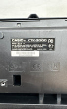 Load image into Gallery viewer, Casio Model CTK-3000 Black White Digital Keyboard Piano Not Tested