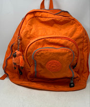 Load image into Gallery viewer, Kipling Unisex Orange Adjustable Shoulder Straps Hiker Expandable Backpack