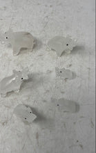 Load image into Gallery viewer, Set Of 6 Pcs Onyx White Home Decor Collectible Elephant Statue Figurine