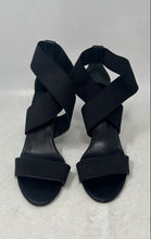 Load image into Gallery viewer, Marc Fisher Womens Black Open Toe High Stiletto Strappy Heels Size 7.5M