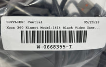 Load image into Gallery viewer, Microsoft Xbox 360 Kinect Model 1414 Black Video Game Sensor Camera Not Tested