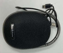 Load image into Gallery viewer, Brookstone Voyager Compact Black Clip-On Carabiner Speaker With USB Cable NCL