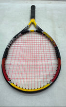 Load image into Gallery viewer, Wilson Surge-X Yellow Red And Black Comfort Grip Pro Tennis Racquet