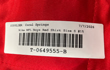 Load image into Gallery viewer, Nike Boys Red Super Bowl LIV Patrick Mahomes #15 NFL Football Jersey Size Small