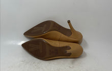 Load image into Gallery viewer, Vizzano Womens Scarpin Beige Croc-Embossed Pointed Toe Slip-On Pump Heels Size 7