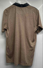 Load image into Gallery viewer, Sean John Mens Brown Heather Short Sleeve Collared Polo Shirt Size Medium