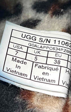 Load image into Gallery viewer, UGG Womens Fluff Yeah Multicolor Animal Print Open Toe Slide Slippers Size 7