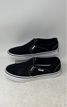 Load image into Gallery viewer, Vans Womens Asher 500714 Black Low Top Slip-On Sneaker Shoes Size 7