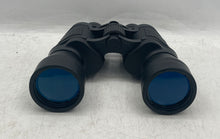 Load image into Gallery viewer, Brookstone Black 10x50 Rubberized Coating Multi-Purpose Binoculars With Case