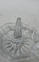 Load image into Gallery viewer, Studio Crystal By Godinger Clear Engraved Crystal Octagon Ring Holder With Box