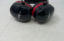 Load image into Gallery viewer, Nexus Black Red Noise Reduction Adjustable Headband Shooting Earmuffs