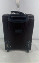 Load image into Gallery viewer, Yukdragon Unisex Brown Snakeskin Pattern Faux Leather Exotic Travel Suitcase