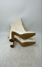 Load image into Gallery viewer, Steve Madden Womens White Leather Side-Zip Knee-High Boots Size 11M